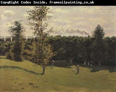 Claude Monet Train in the Country (san32)